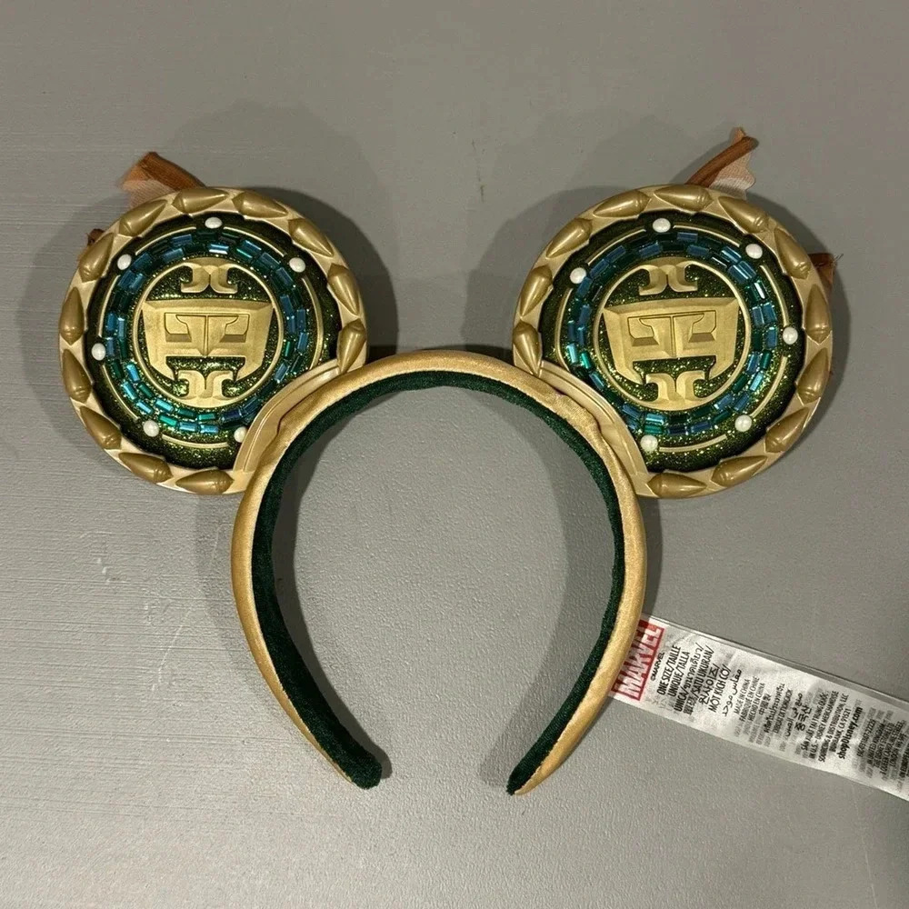 DISNEY PARKS BLACK PANTHER WAKANDA FOREVER MICKEY EARS HEADBAND MARVEL